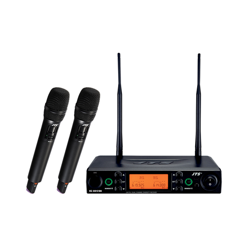 Bộ thu phát không dâytần số UHF /  2 micro không dây cầm tay Jts RU-8012DB/RU-850LTH