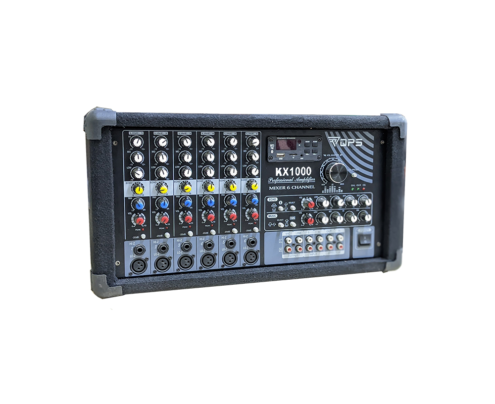 Âm ly Âm ly kèm mixer 1000W KX1000 Qps