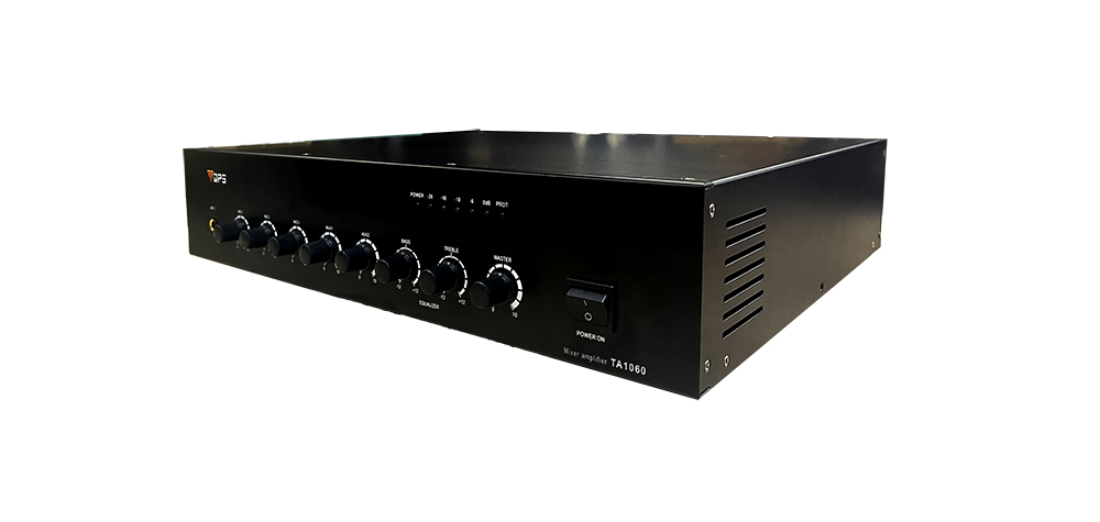 Tăng âm liền mixer 60W Qps TA1060
